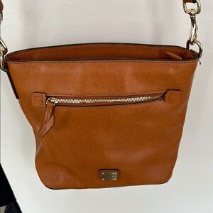 Dooney and Bourke Tan Leather Crossbody Bag